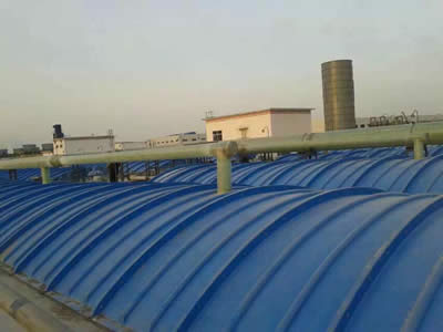 潜江经济开发区玻璃钢污水池罩