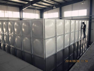 潜江经济开发区玻璃钢拼装水箱